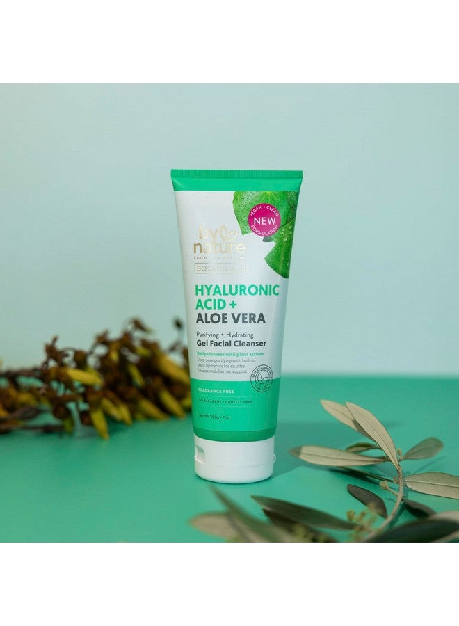 باي نيتشر حمض الهيالورونيك + منظف الوجه بالصبار لترطيب وتفتيح بشرتك، العناية بالبشرة من نيوزيلندا، منظف الوجه الفاخر، 7 أونصة - Image 4