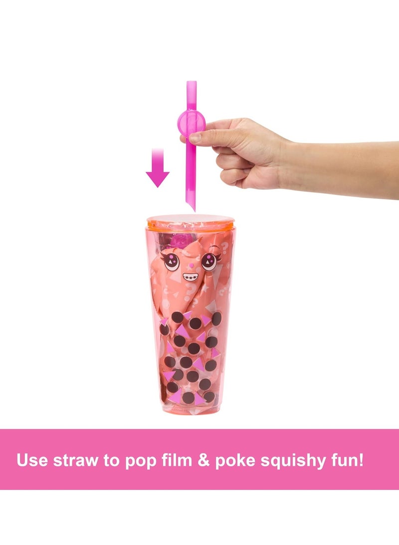 Barbie Pop Reveal Juicy Bubble Tea Series - Mango Mochi Doll - Image 3