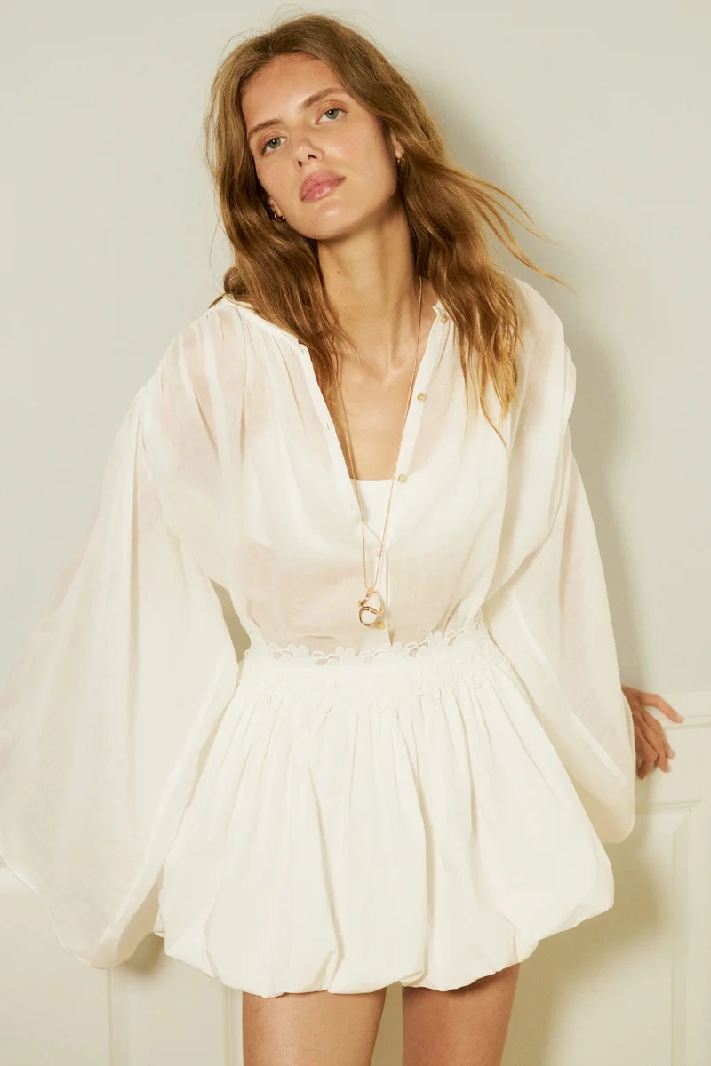 H&M  Cotton balloon skirt for Women | Best Price UAE
