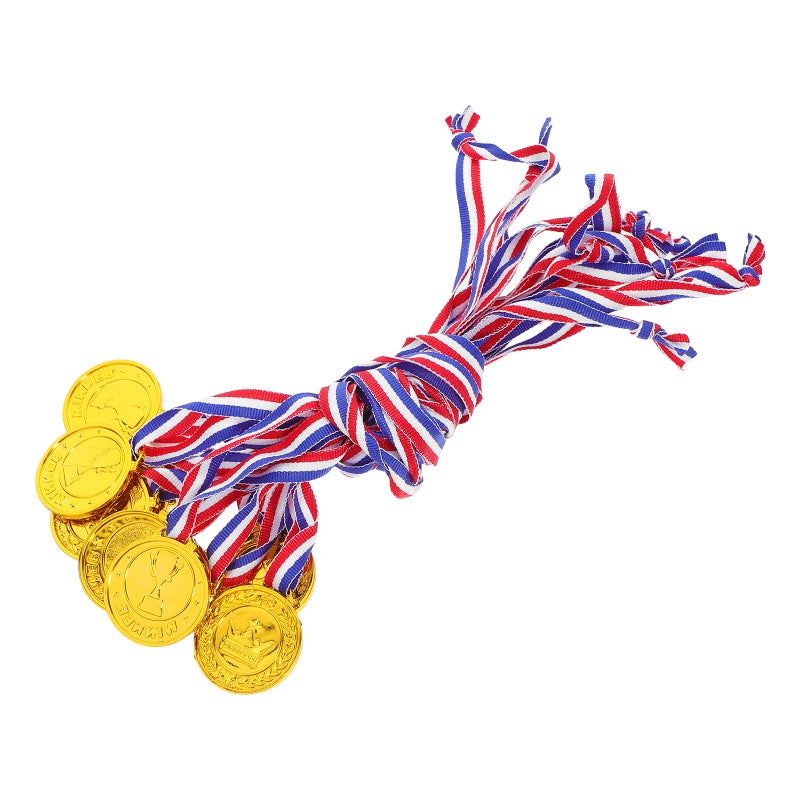 10pcs Medals For Awards Award Medals Winner Awards For Sports Party Tournaments Prizes Competitions Golden - Image 4