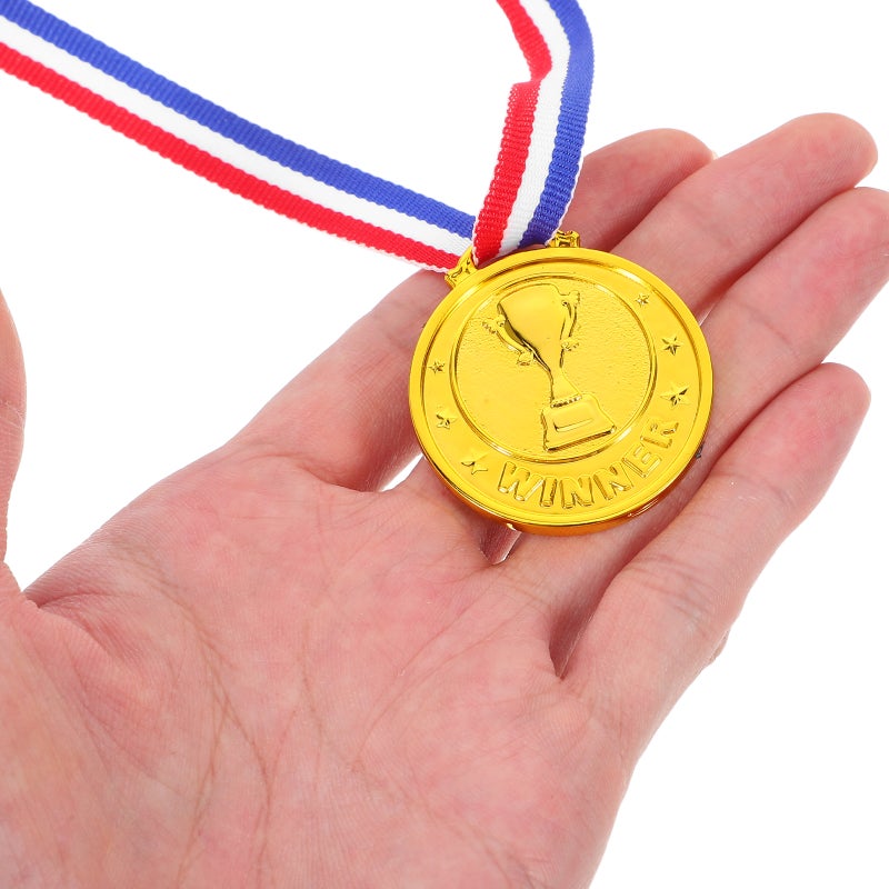 10pcs Medals For Awards Award Medals Winner Awards For Sports Party Tournaments Prizes Competitions Golden - Image 2