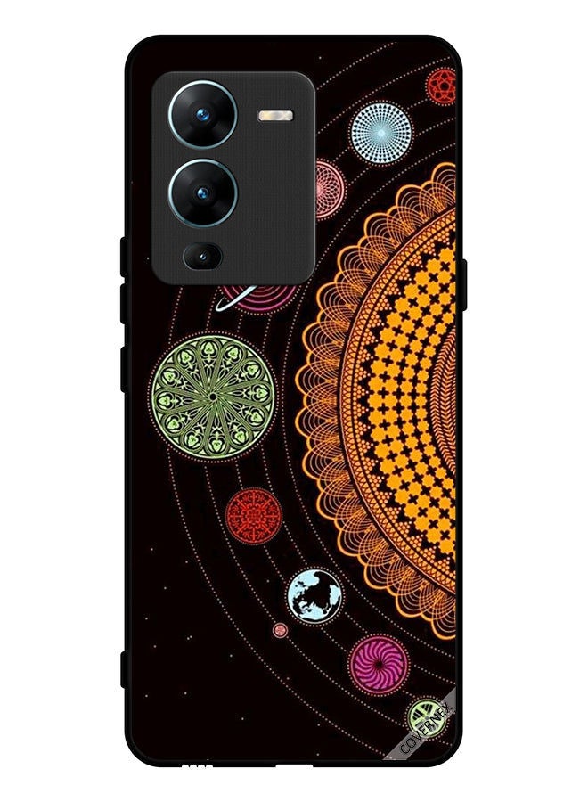 Covernex Protective Case Cover For vivo V25 Pro Mandala Solar System Art - Image 1