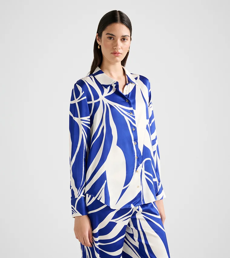 Forever New Lydia Oversized Satin Shirt