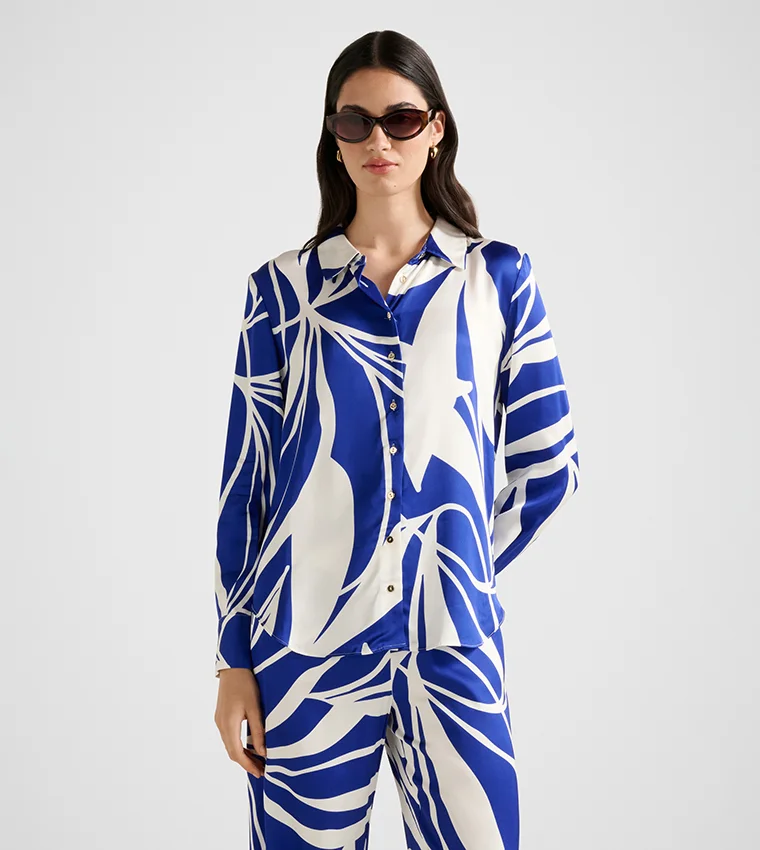 Forever New Lydia Oversized Satin Shirt