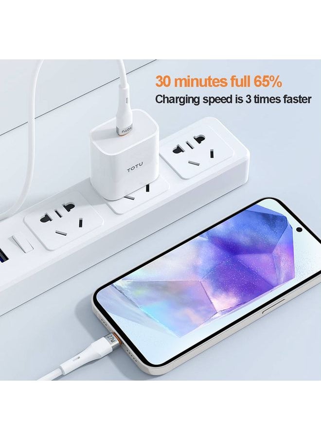 Totu TOTU CB-2 Series USB-C / Type-C to USB-C / Type-C Aluminum Alloy Skin Feel Data Cable, Length:1m(White)  - Image 3