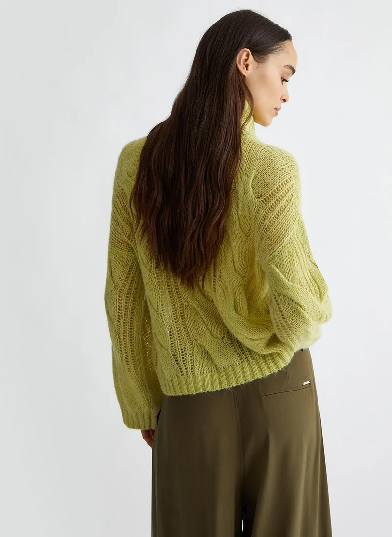 Liu Jo Alpaca and wool polo-neck