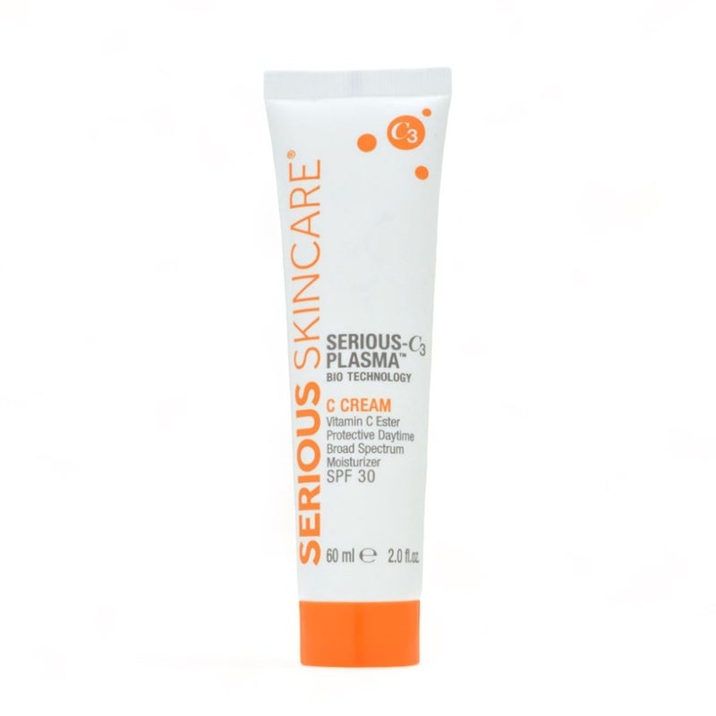 Serious Skincare Serious Skincare  Vitamin C Face Cream for Women and Men  Hydrates Dry Skin  AntiAging Wrinkle Moisturizer for Radiant Skin  Vitamin C3 Esters  Hydrolyzed Collagen  Daytime SPF 302 Fl Oz 
