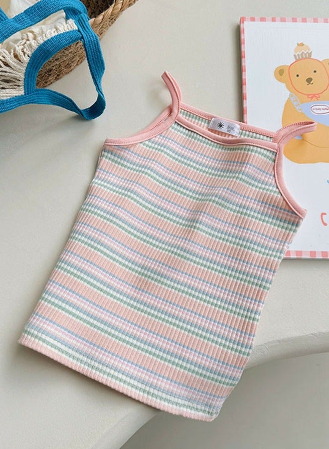 Loquat Girl's Stripes Camisole Tank Top Undershirt 