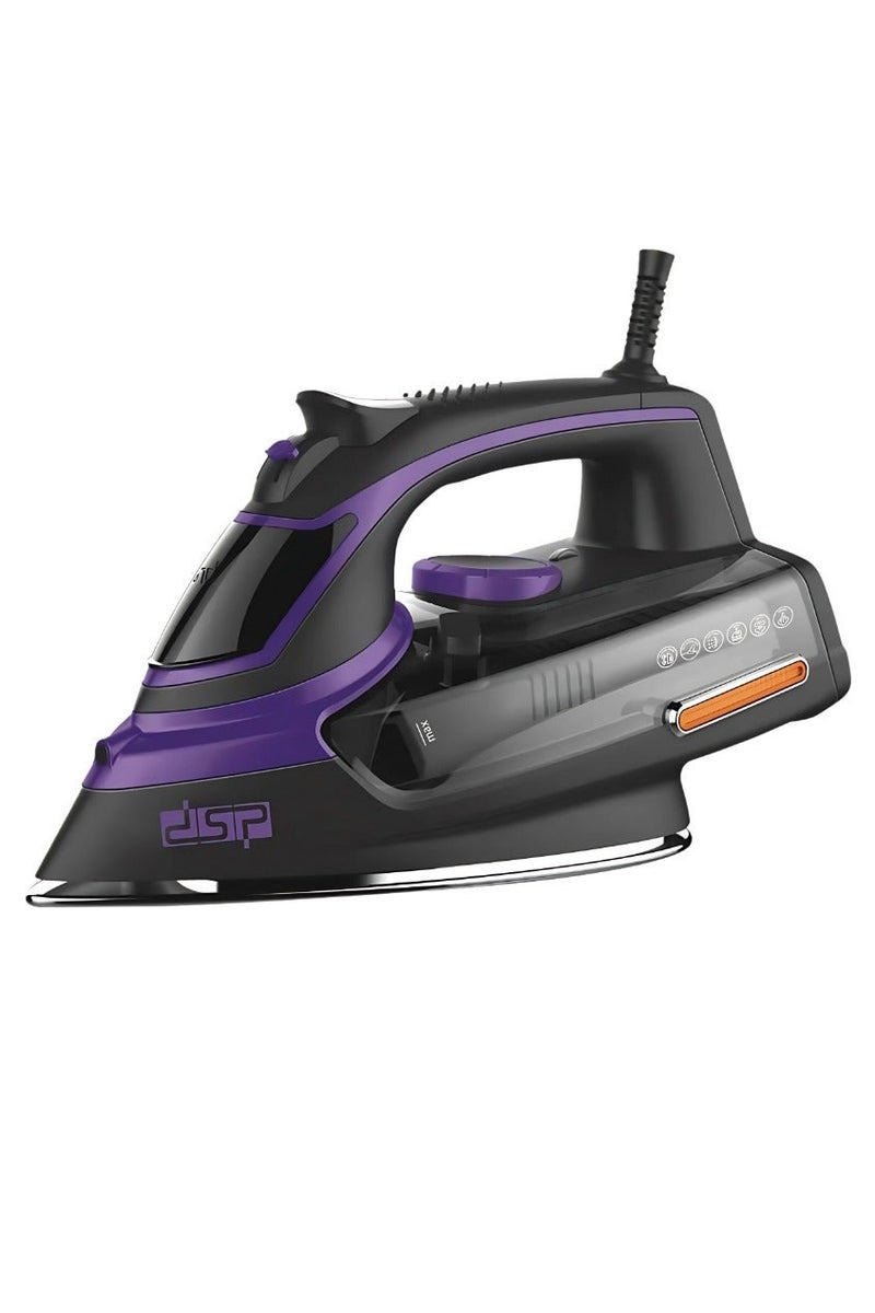 DSP Electric Steam Iron with Self-Cleaning Ceramic Soleplate – 2000W – KD1004 - Image 3