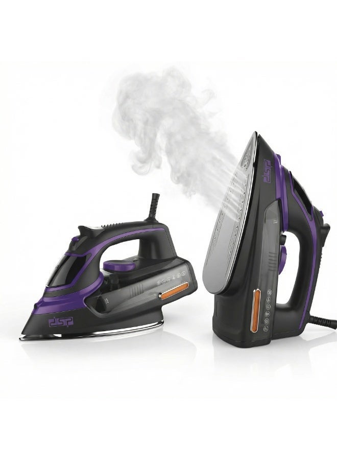 DSP Electric Steam Iron with Self-Cleaning Ceramic Soleplate – 2000W – KD1004 - Image 1