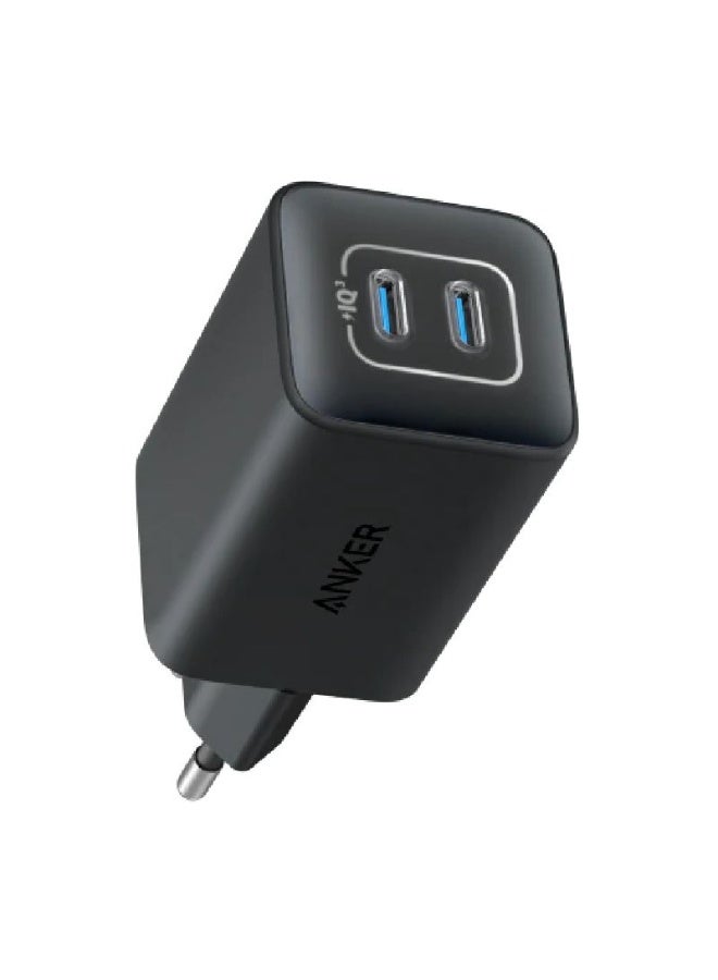 أنكر 523 شاحن حائط USB-C، 47W، منفذين، A2039L11 - أسود - Image 2
