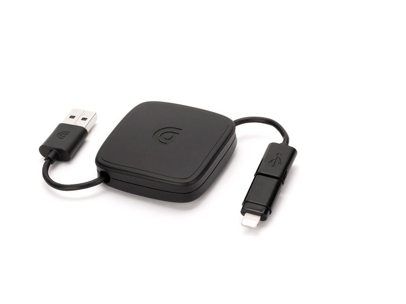 Griffin Retractable Charge/Sync Cable with Lightning Connector and Micro-USB - Charge/sync Cable for Lightning and Micro-USB Devices - Image 2