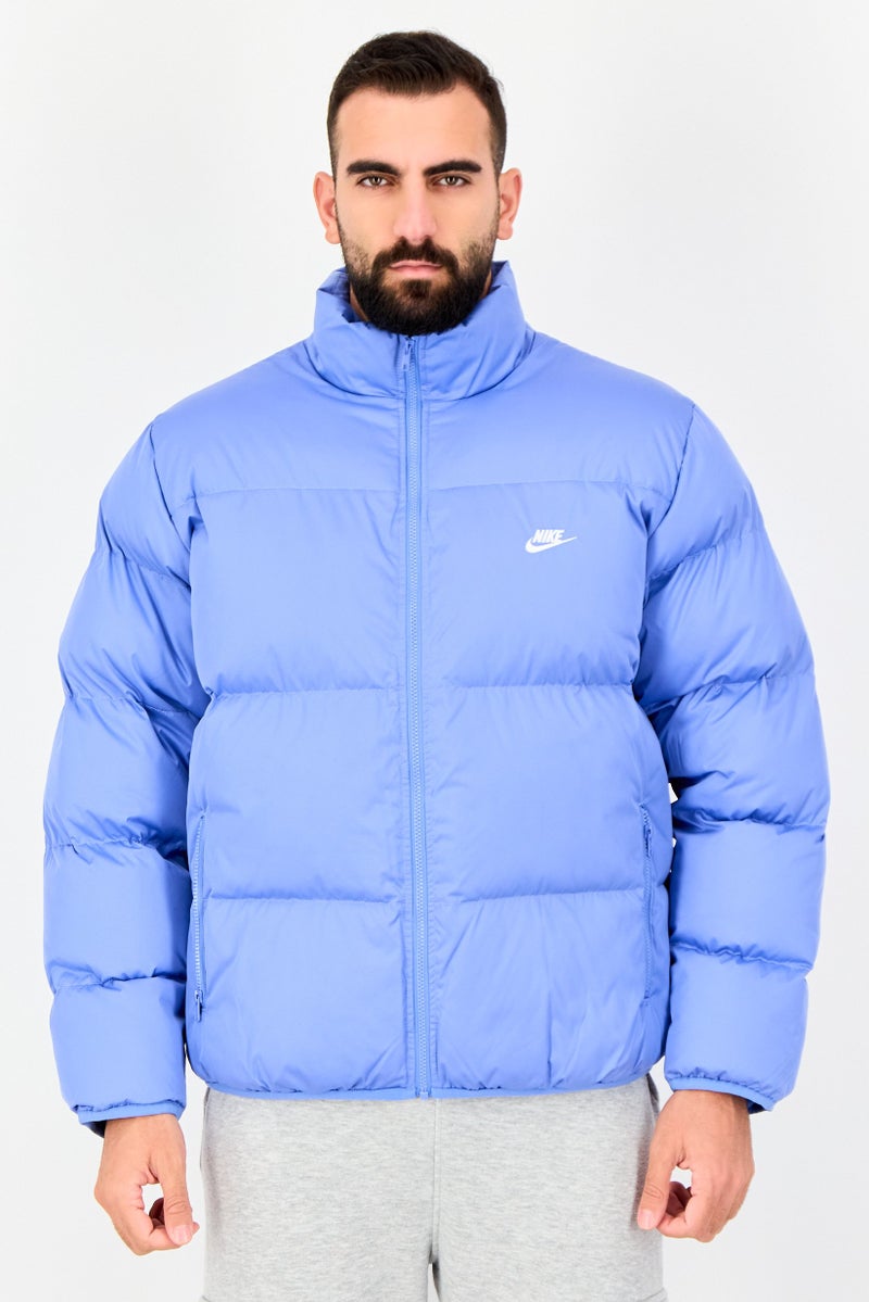 Nike Men Sportswear Fit Outdoor Puffer Jacket, Light Blue - Image 1