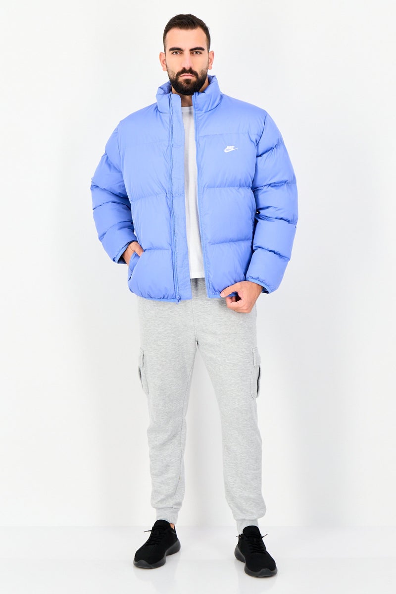 Nike Men Sportswear Fit Outdoor Puffer Jacket, Light Blue - Image 4