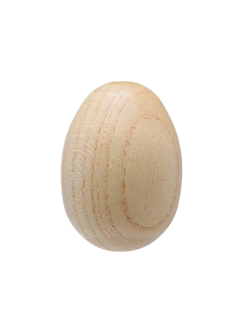 ميغاريا 2 قطعة من الخشب الطبيعي لبيض البيض آلة إيقاعية موسيقية  - Image 2