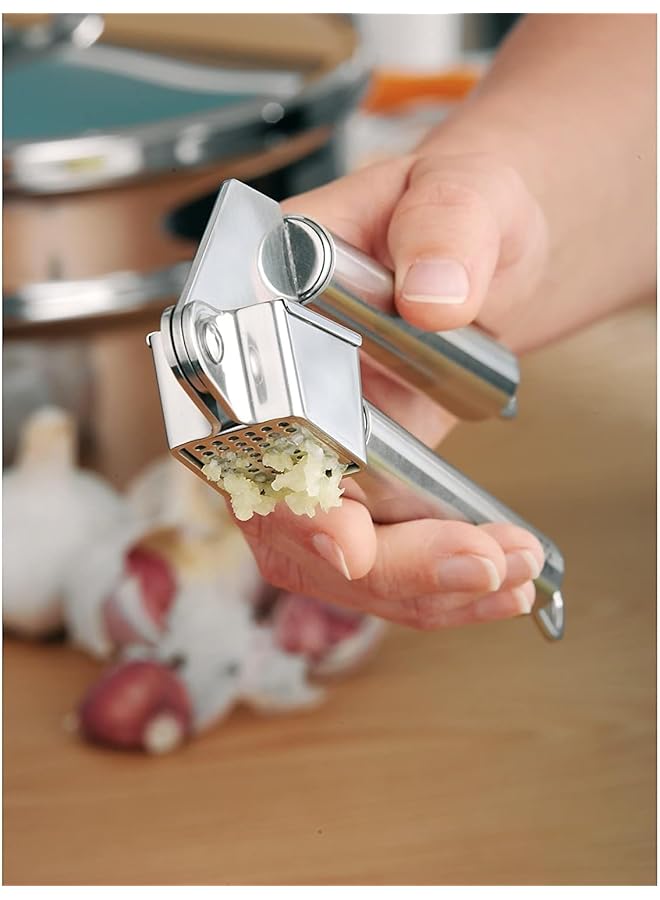 دبليو إم إف مكبس الثوم، مفرمة، مع عصر سهل من الفولاذ المقاوم للصدأ. - Image 2