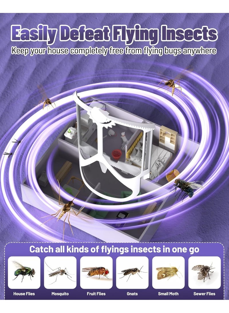 general Flying Insect Trap Refill Cartridges for Indoor House Home Compatible with ZEVOPlug-in Light ZEVOM364 and Max, 100% Fit Replacement Refills - Image 2