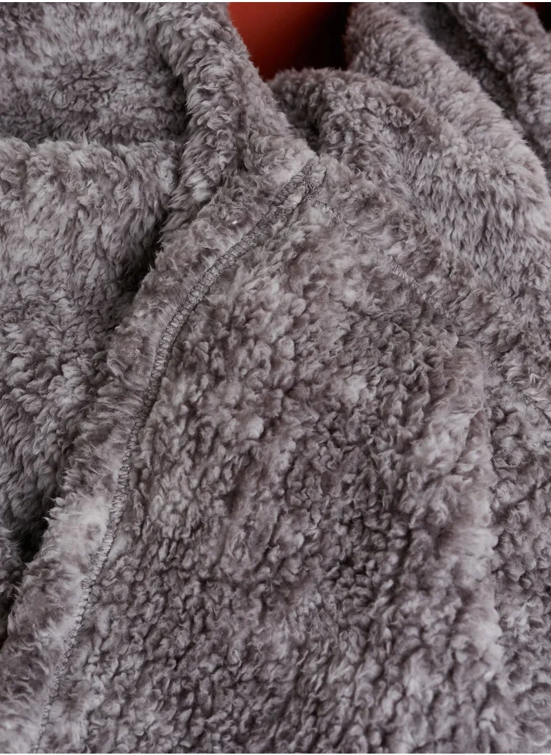 Marks & Spencer Teddy Fleece Marl Throw