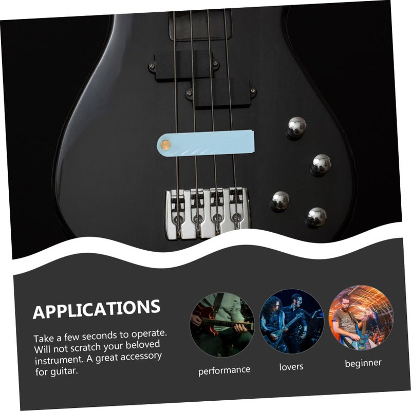 Blue Guitar String Dampener Noise Reducer Tool for Quiet Practice on Acoustic Folk Guitars Easy to Use - Image 5