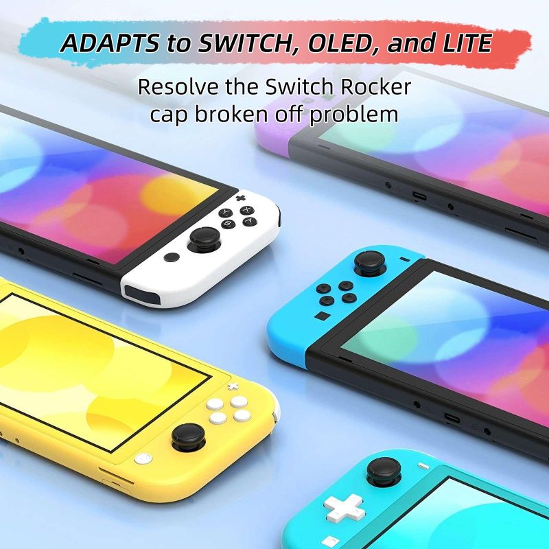 Joystick Cover 1.5x1.5cm Silicone Thumb Stick with Anti-Slip Grip - Thumb Grip for Skin-Friendly Comfort Joycon Thumb Cover for Nintendo Switch Gaming - Image 3