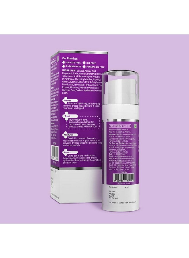 THE derma Co . Tranzelaic Pigmentation Corrector Serum With 3% Tranexamic Acid & 10% Azelaic Acid 30 G Treats Hyper Pigmentation & Melasma Reduces Acne & Acne Marks  - Image 2
