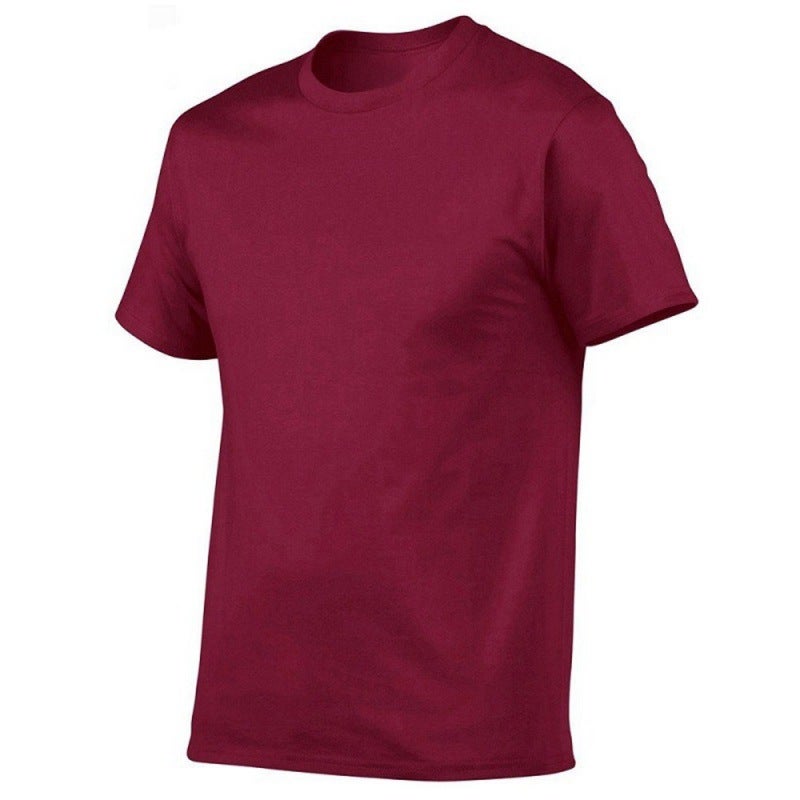 Men'S T-Shirt, Loose, Cool, Breathable, Solid Color, Fashionable, Casual, Short-Sleeved Cotton T-Shirt, Trendy - Image 1