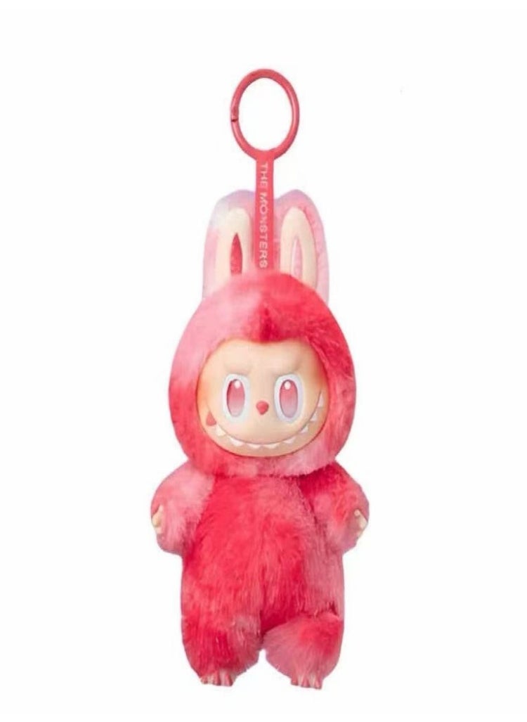 POP MART LABUBU Doll, Plush Toy Set Vinyl Plush Hanging Card,Blind Box Figures La bubu, The Monsters Plush Toys for Modern Home Decor, Collectible Toy Set Seat Red  - Image 2