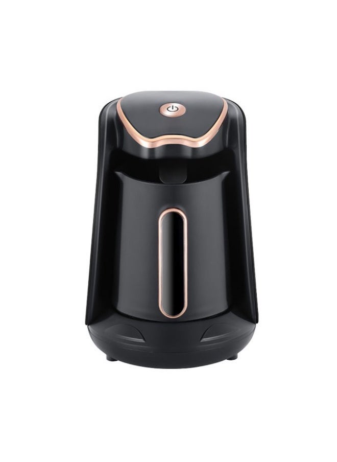 Turkish Coffee Maker, 600W, 300ml Electric Coffee Pot, 4 cups of coffee, one button operation, easy to clean, Black