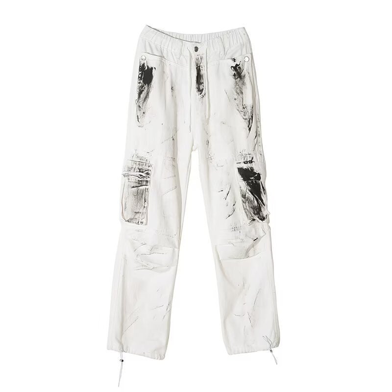 Unisex Classic Denim Jeans Loose Fit Daily Outdoor Wear - Image 4