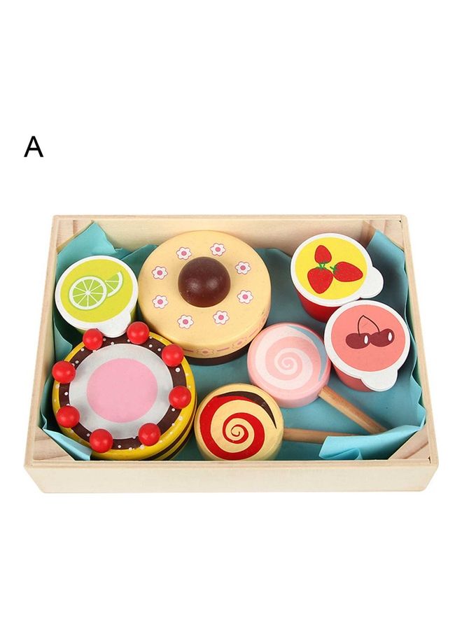 NIBEMINENT Wooden Simulation Kitchen Series Playhouse Game Set Toy 18*4.5*13.5cm - Image 1