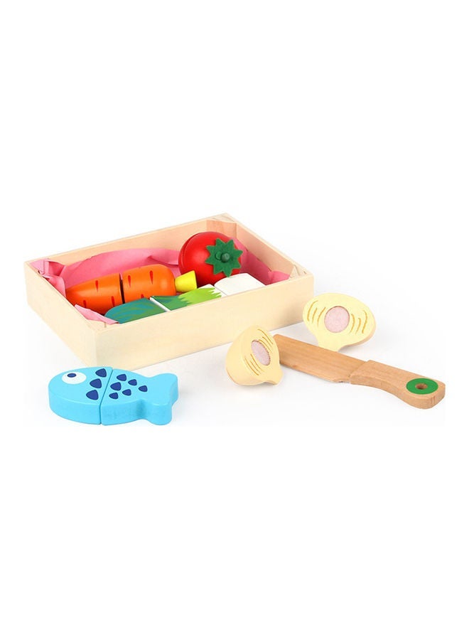 NIBEMINENT Wooden Simulation Kitchen Series Playhouse Game Set Toy 18*4.5*13.5cm - Image 5