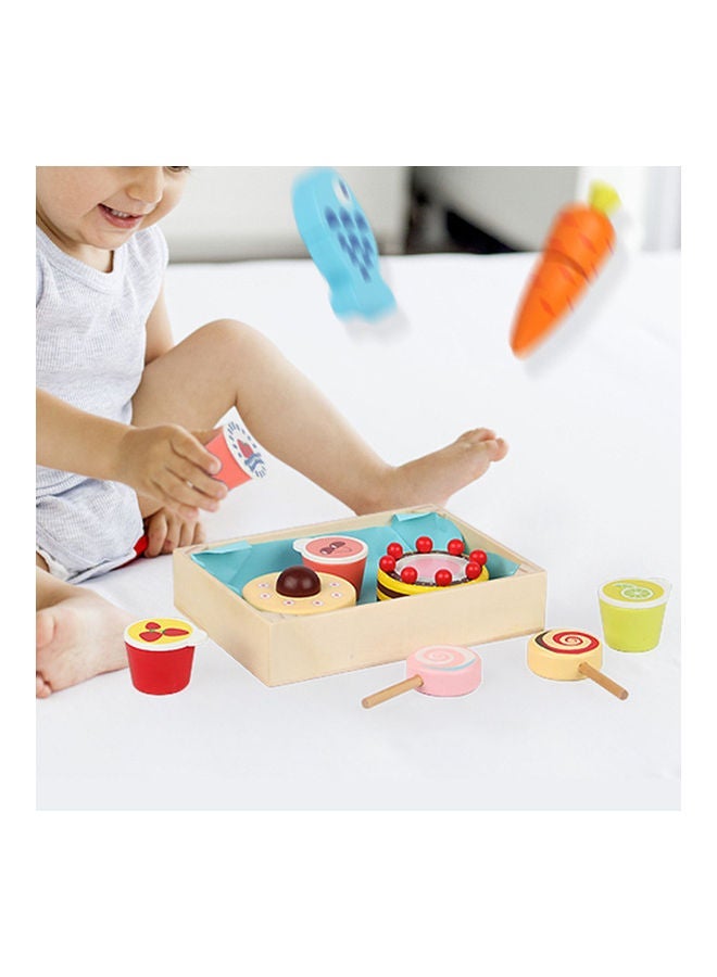 NIBEMINENT Wooden Simulation Kitchen Series Playhouse Game Set Toy 18*4.5*13.5cm - Image 3