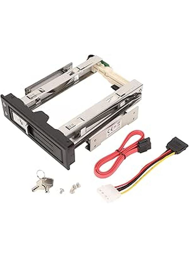 3 5 Inch Internal HDD Enclosure Hot Swappable 6Gbps Aluminum Alloy Trayless Design - Image 1
