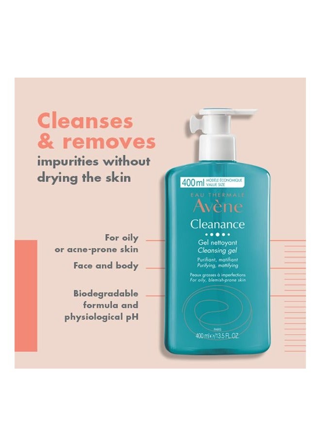 آفين Cleanance Cleansing Gel 400 400mlml - Image 4