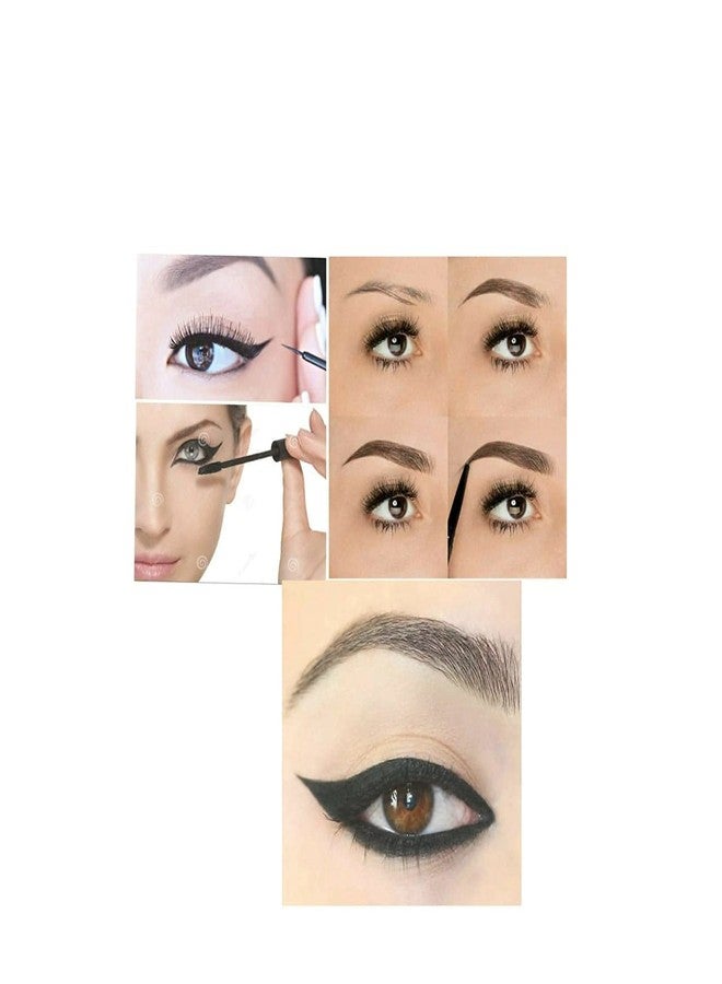 Mouj Professional Combo of 3 In 1 Waterproof Eyeliner, Liquid Mascara And Waterproof Black Kajal for eyes makeup. - Image 3