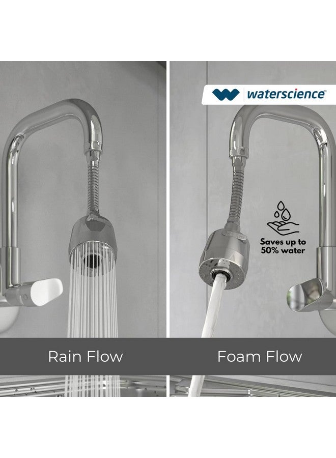 WaterScience Flexible Tap Extension for Kitchen Sink | 2 Flow Modes | Faucet Extender for Taps | Upto 50% Water Saving - Flexi Neck (Suitable for large sinks) - Image 4