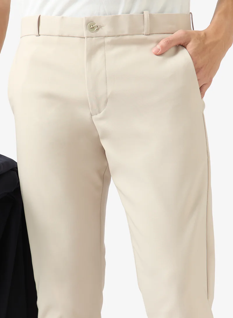 Robert Wood  Semi Elasticated Tailored Trousers for Men | Best Price UAE