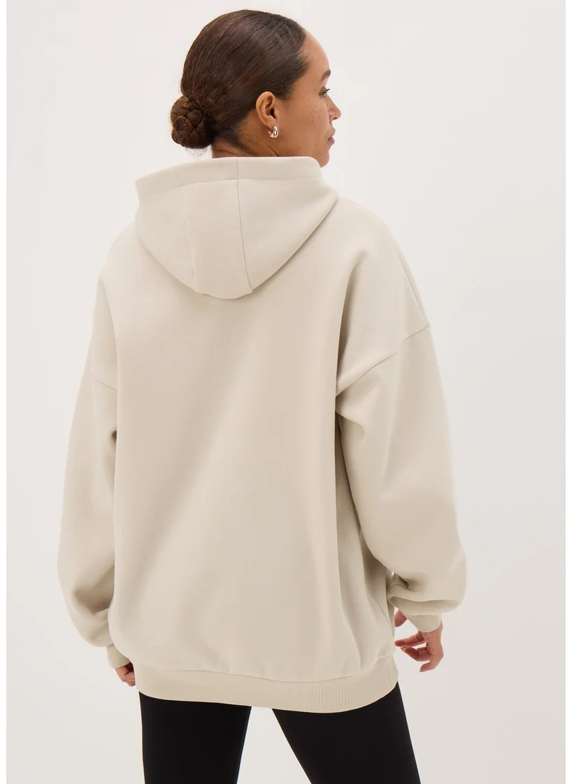 Matalan Stone NYC Applique Hoodie