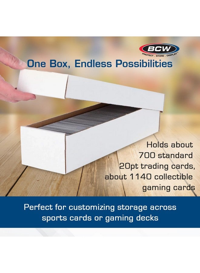 BCW 800ct 2-Piece Storage Boxes - 10 Pack | Cardboard Organizer for Sports, MTG, and Pokémon Card - Image 4