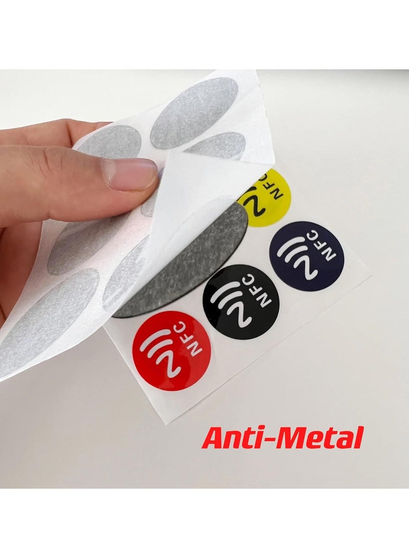 Rubik NFC 213 Tags, Anti Metal Self-adhesive Ntag213 Stickers for iPhone and Android Smartphones and NFC-Enabled Devices, Support 13.56mhz RFID and NFC IC (12 Tags) - Image 4