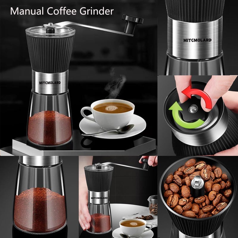MITCMOLARD V60 Coffee Set, ادوات v60, 10 Pack All In One Drip Coffee Kit Pour Over Coffee Maker Tools with Portable Carry Case, Complete Manual Brewing for Home,Travel,Camping - Image 3