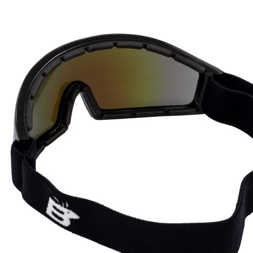 Birdz نظارات Birdz Eyewear روبن الواقية من الكسر لقفز المظلات زرقاء عدسات ReflecTech Z87.1+ ANSI - Image 4