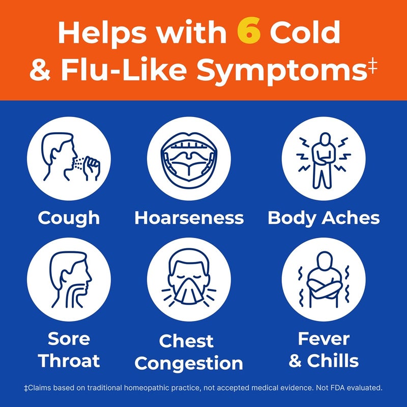 Zicam Cold FluLike Symptoms with Echinacea and Sambucus Homeopathic Zinc Cooling Peppermint Flavor Helps with Cold Symptoms 20 Tablets - Image 2