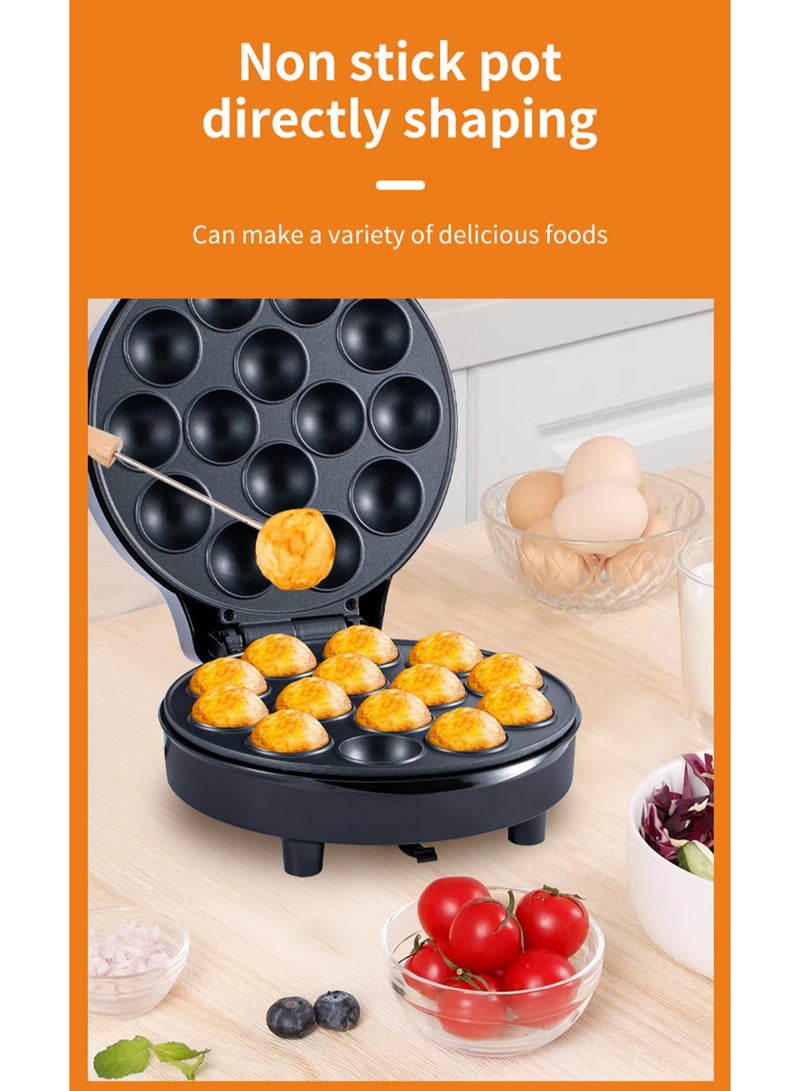 14 holes takoyaki maker, home multifunctional cake maker bread maker croquette maker, easy to make takoyaki, cake, bread and croquettes for home use - Image 2