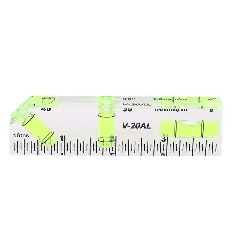 Zunate Acrylic Mini Level Tool For Horizontal Vertical And 45 Degree Measurements Pocket Bubble Level For Picture Hanging And Construction - Image 5