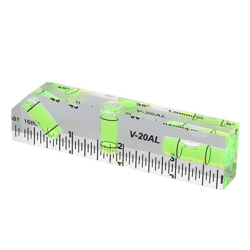 Zunate Acrylic Mini Level Tool For Horizontal Vertical And 45 Degree Measurements Pocket Bubble Level For Picture Hanging And Construction - Image 4