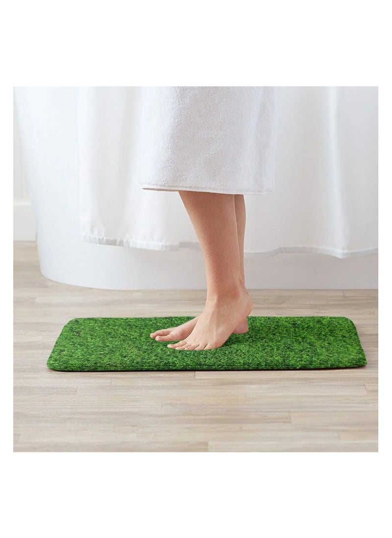 Generic - Artificial Grass Door Mat for Front Door, Bathroom and Office 60x40 cm - Image 1