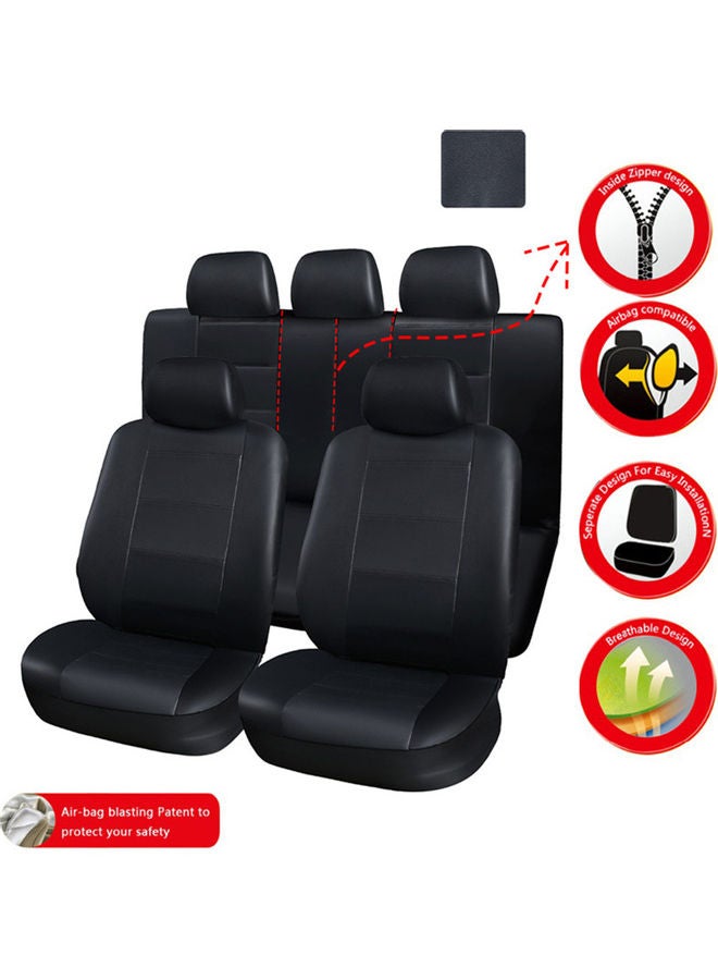 NIBEMINENT Front And Back Car Seat Cover Set - Image 4