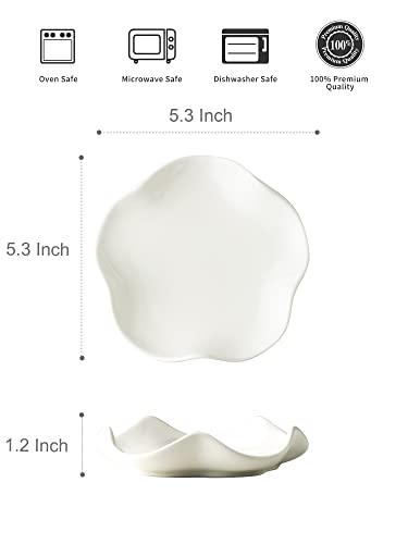 Miamolo Cute Spoon Rest for Stove Top, Ceramic Spoon Holder for Kitchen Counter, 5.3 Inches Coffee Spoon Holder Utensil Rest for Cooking Housewarming Wedding, White - Image 2