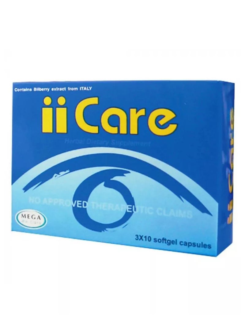 MEGA Ii Care Softgel Cap 30'S